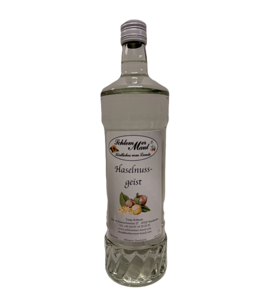 Haselnuss Geist 40% VOL.