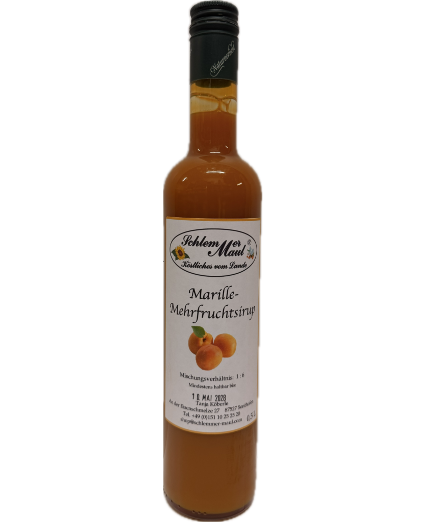 Marille-Mehrfrucht Sirup