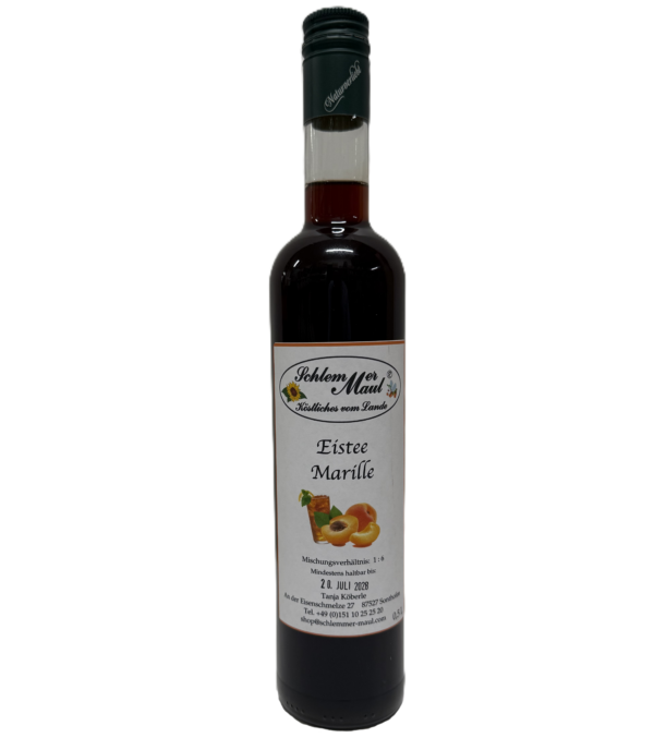 Eistee Marille Sirup