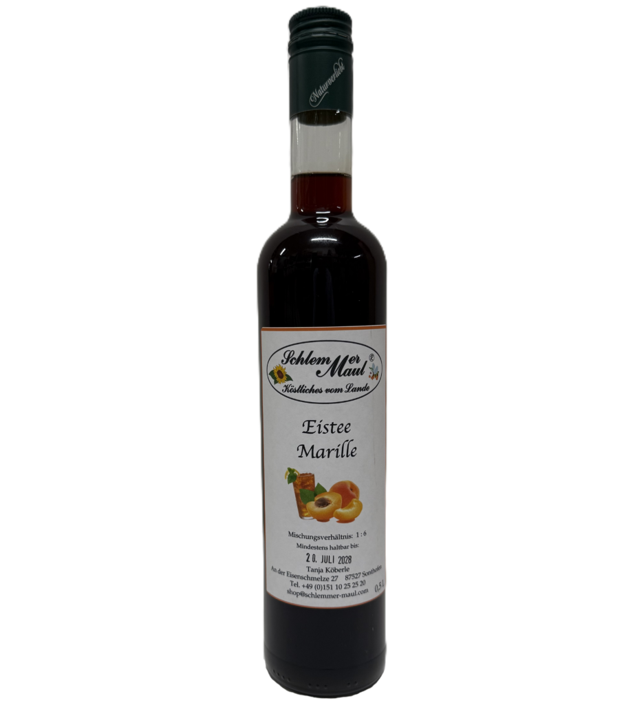 Eistee Marille Sirup