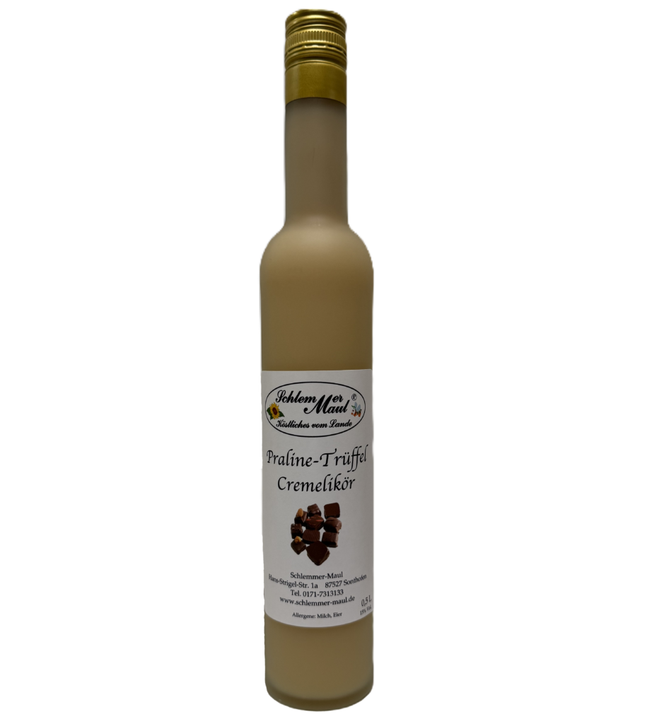 Praline-Trüffel-Creme Likör 15% VOL.