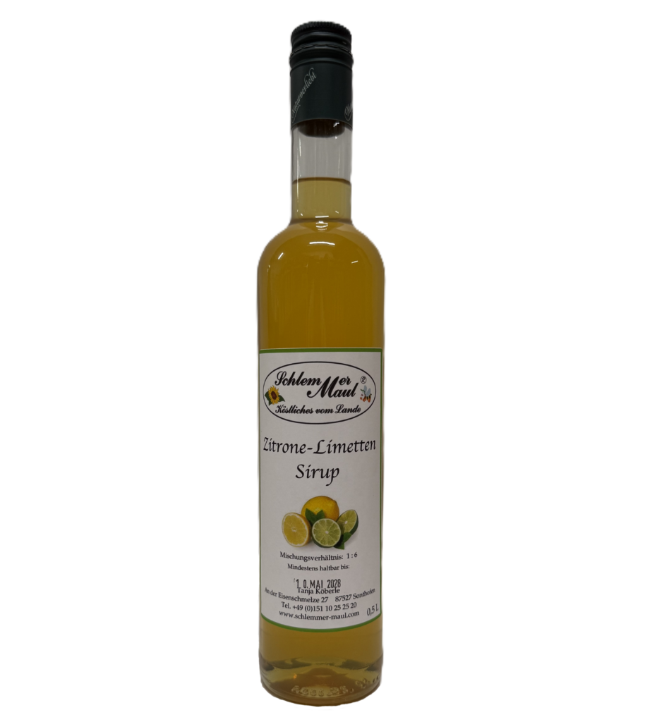 Zitrone-Limetten Sirup