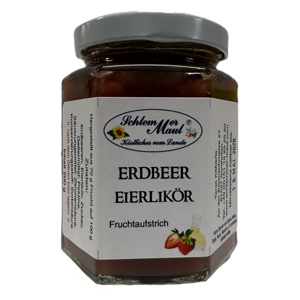 Erdbeer Eierlikör