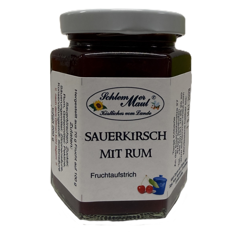Sauerkirsch mit Rum
